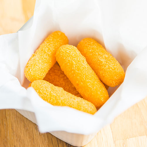 Fried cheese sticks